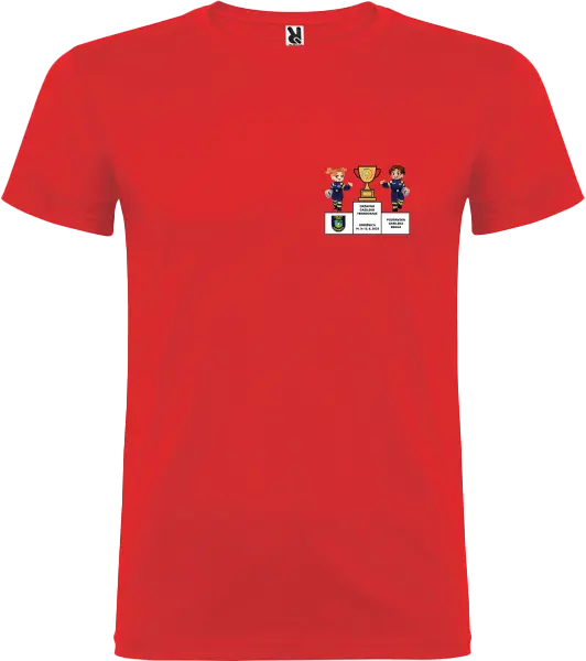 Moška Bombaž Rdeča