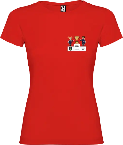 Ženska Bombaž Rdeča